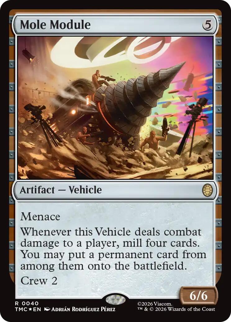 Mole Module (Surge Foil) [Teenage Mutant Ninja Turtles Commander] | Gamers Paradise