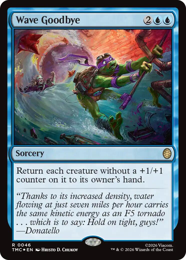 Wave Goodbye (Surge Foil) [Teenage Mutant Ninja Turtles Commander] | Gamers Paradise
