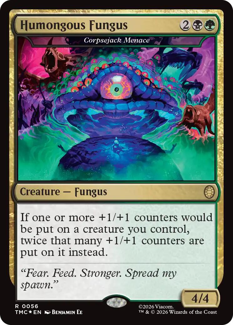 Humongous Fungus - Corpsejack Menace (Surge Foil) [Teenage Mutant Ninja Turtles Commander] | Gamers Paradise