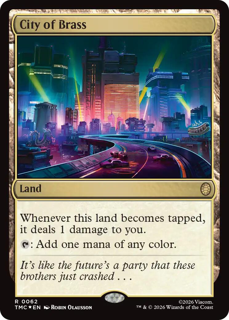 City of Brass (Surge Foil) [Teenage Mutant Ninja Turtles Commander] | Gamers Paradise