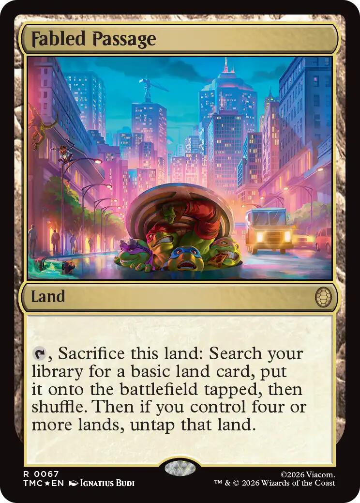 Fabled Passage (Surge Foil) [Teenage Mutant Ninja Turtles Commander] | Gamers Paradise