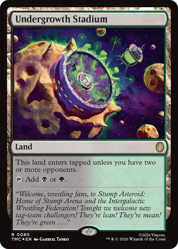 Undergrowth Stadium (Surge Foil) [Teenage Mutant Ninja Turtles Commander] | Gamers Paradise