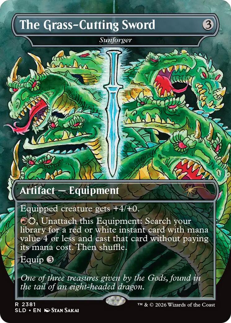The Grass-Cutting Sword - Sunforger [Secret Lair Drop Series] | Gamers Paradise
