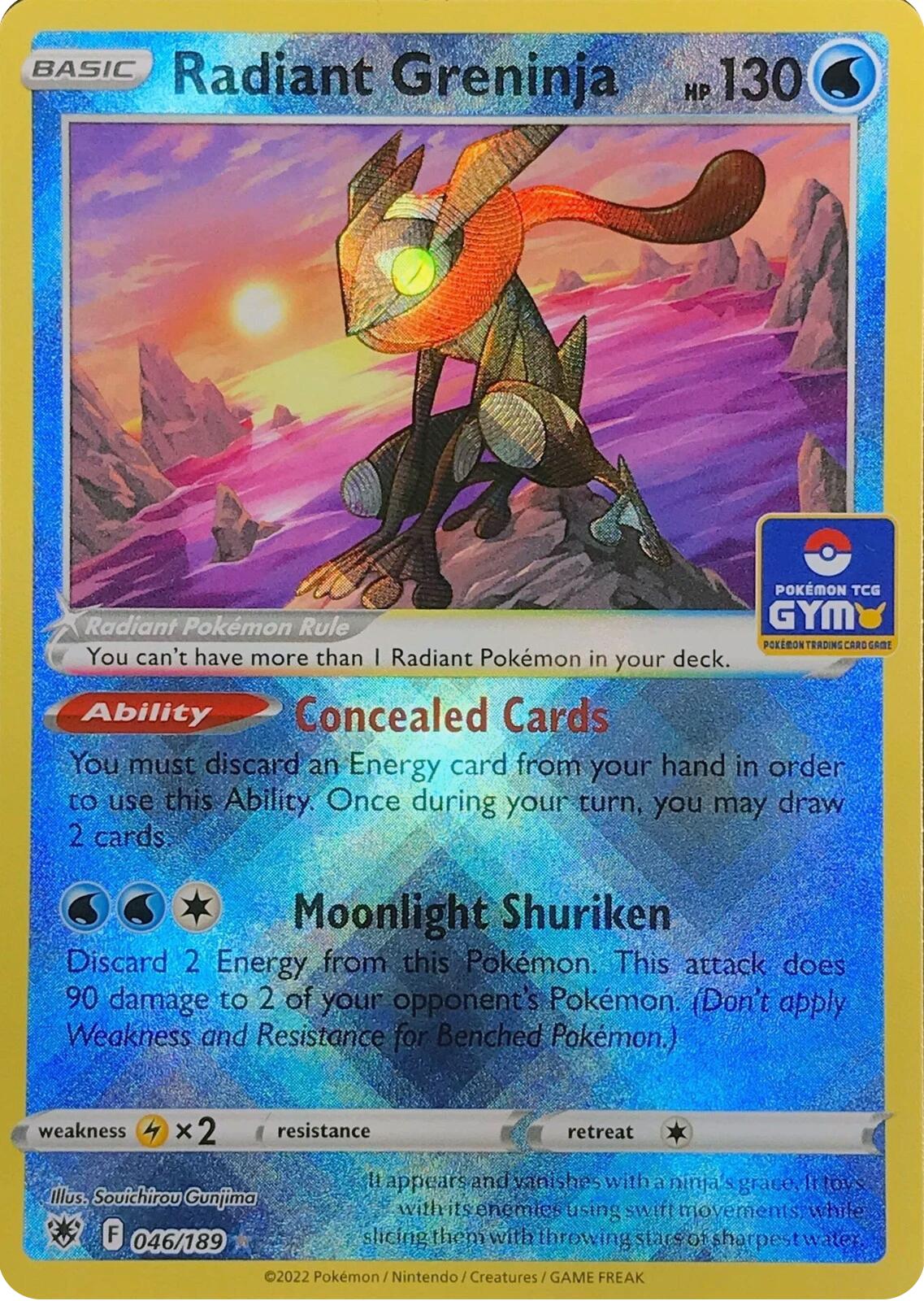 Radiant Greninja (046/189) [League & Championship Cards] | Gamers Paradise