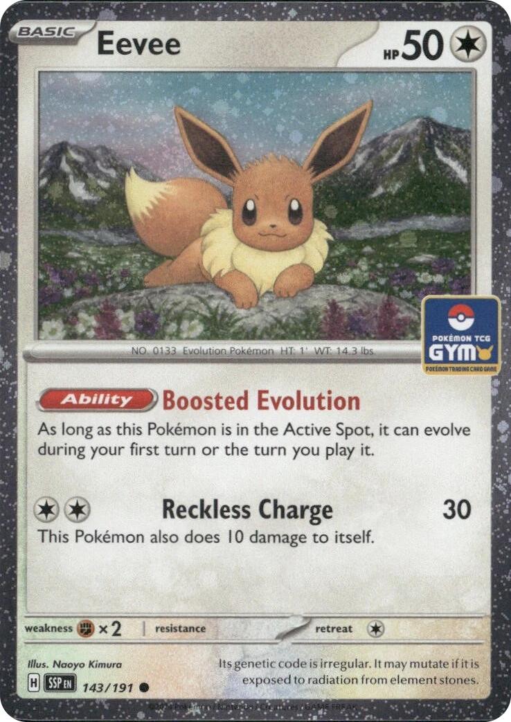 Eevee (143/191) (Southeast Asia Exclusive) [League & Championship Cards] | Gamers Paradise