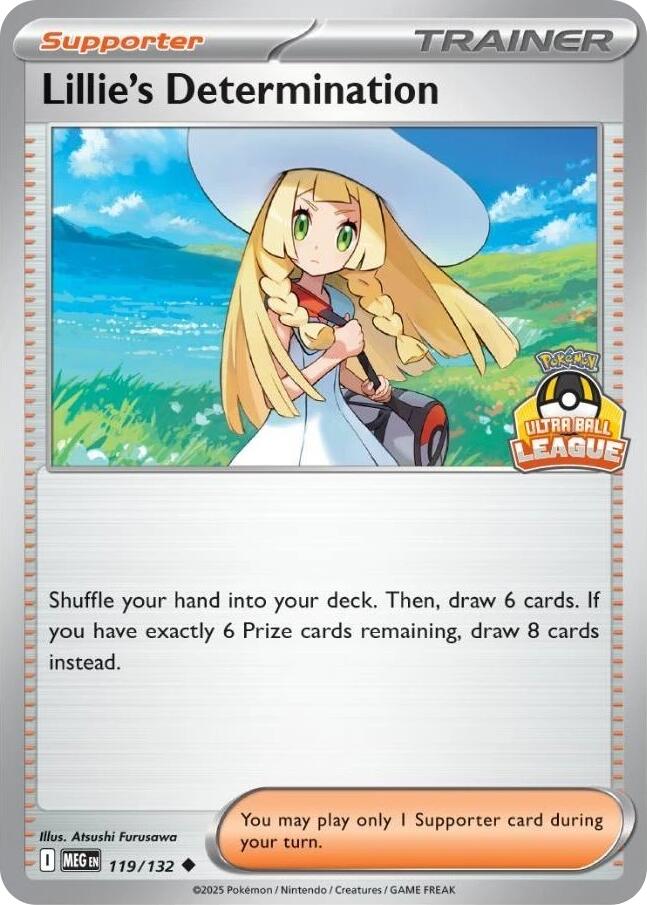 Lillie's Determination (119/132) (Ultra Ball League) [League & Championship Cards] | Gamers Paradise