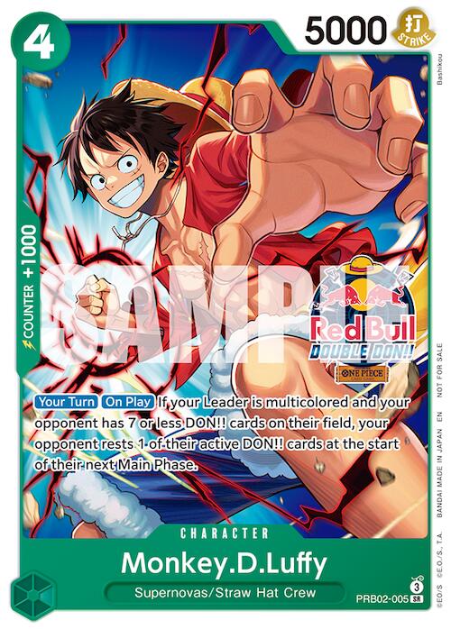 Monkey.D.Luffy (Red Bull Double Don!!) [One Piece Promotion Cards] | Gamers Paradise