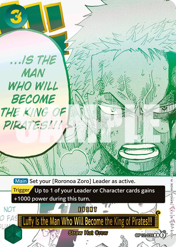 Luffy Is the Man Who Will Become the King of Pirates!!! (Japanese Version 3rd Anniversary Set) [One Piece Promotion Cards] | Gamers Paradise