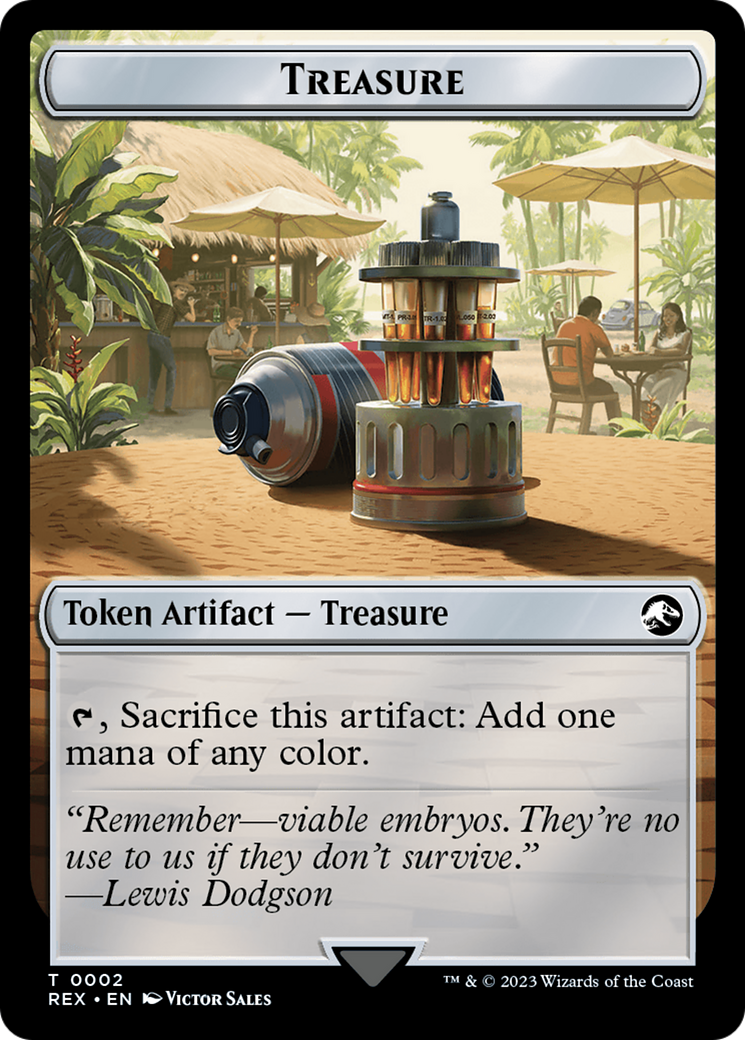 Treasure (0002) // Gnome Soldier Double-Sided Token [Jurassic World Collection Tokens] | Gamers Paradise