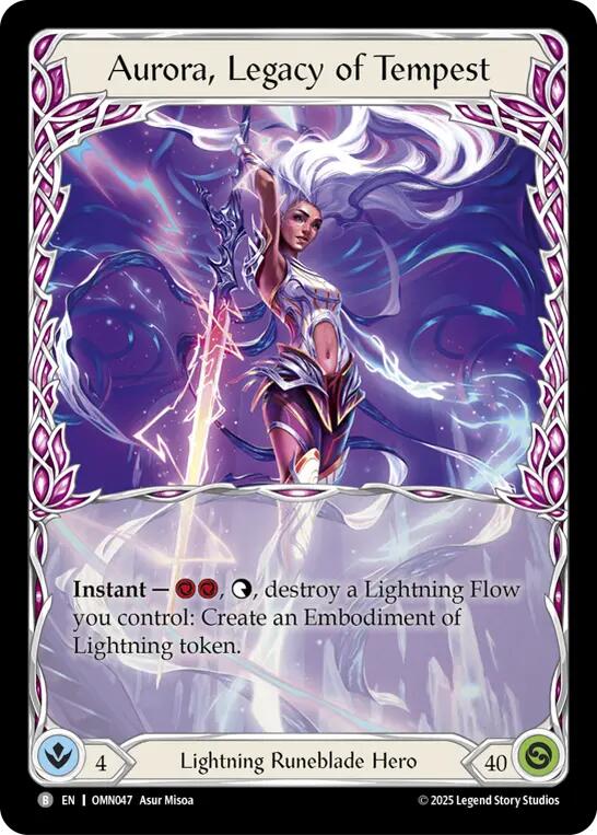 Aurora, Legacy of the Tempest [OMN047] (Omens of the Third Age) | Gamers Paradise