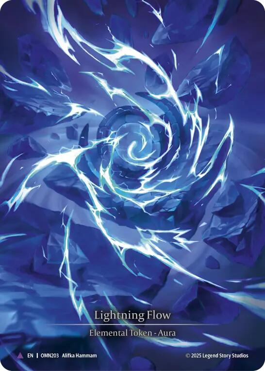 Lightning Flow (B) [OMN203] (Omens of the Third Age)  Cold Foil | Gamers Paradise