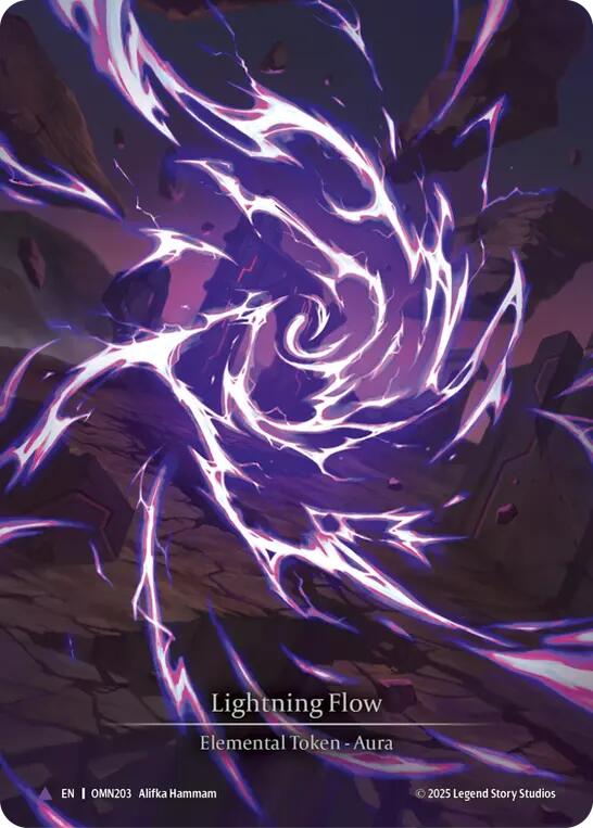 Lightning Flow (A) [OMN203] (Omens of the Third Age)  Cold Foil | Gamers Paradise