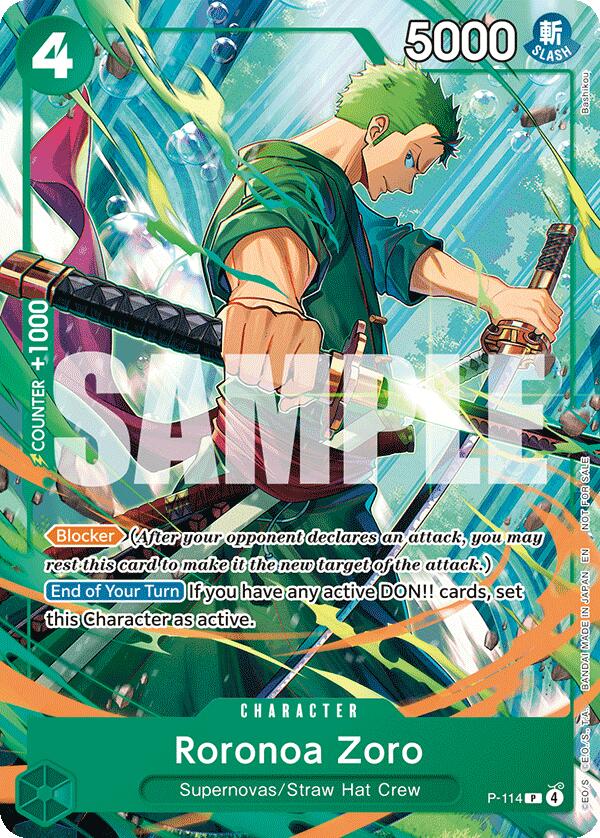 Roronoa Zoro (P-114) [One Piece Promotion Cards] | Gamers Paradise