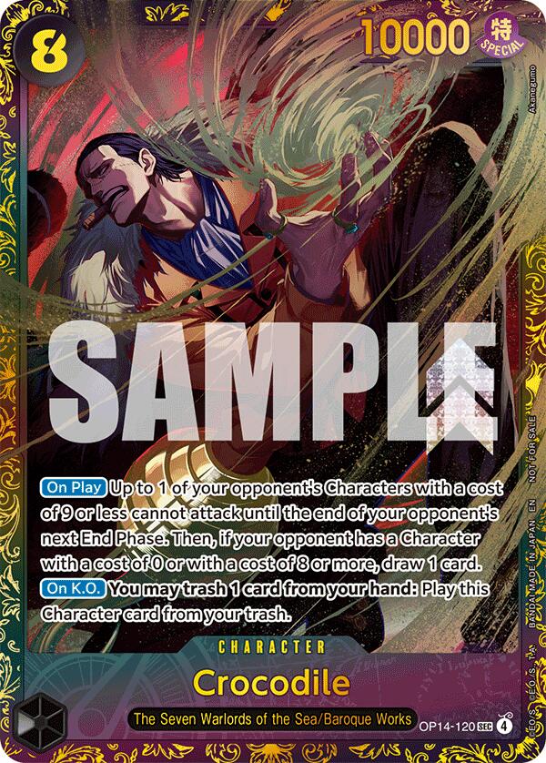 Crocodile (OP14-120) (CS26-27 Regionals Season 1) [One Piece Promotion Cards] | Gamers Paradise
