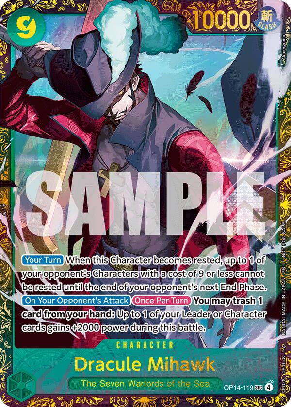 Dracule Mihawk - (CS 26-27 Regionals Season 1) [One Piece Promotion Cards] | Gamers Paradise