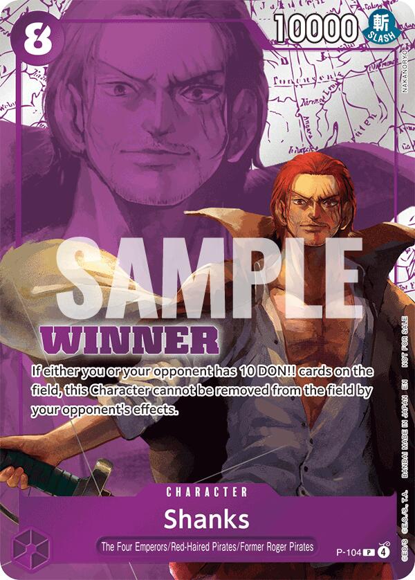 Shanks (Winner Pack 2026 Vol. 2) [One Piece Promotion Cards] | Gamers Paradise