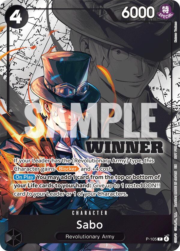 Sabo (Winner Pack 2026 Vol. 2) [One Piece Promotion Cards] | Gamers Paradise
