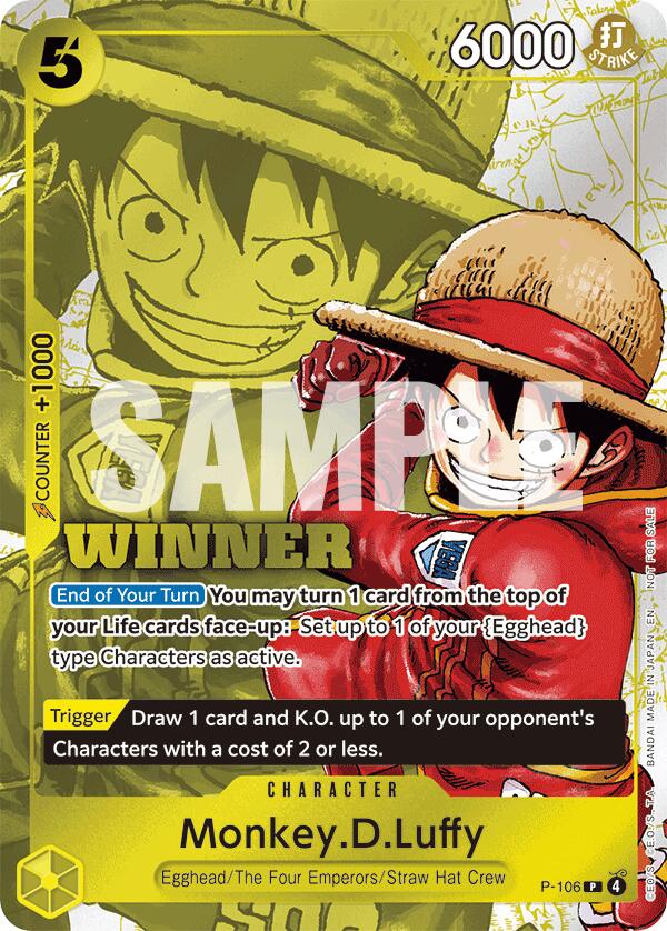 Monkey.D.Luffy (Winner Pack 2026 Vol. 2) [One Piece Promotion Cards] | Gamers Paradise