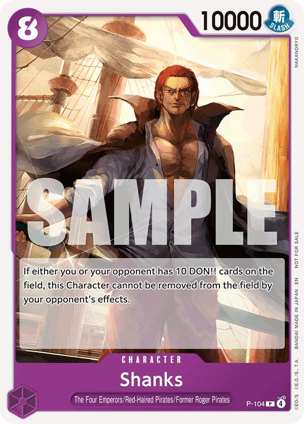 Shanks (Tournament Pack 2026 Vol. 2) [One Piece Promotion Cards] | Gamers Paradise