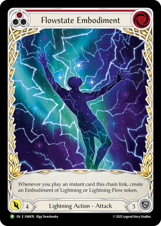 Flowstate Embodiment [FAB476] (Promo)  Cold Foil | Gamers Paradise