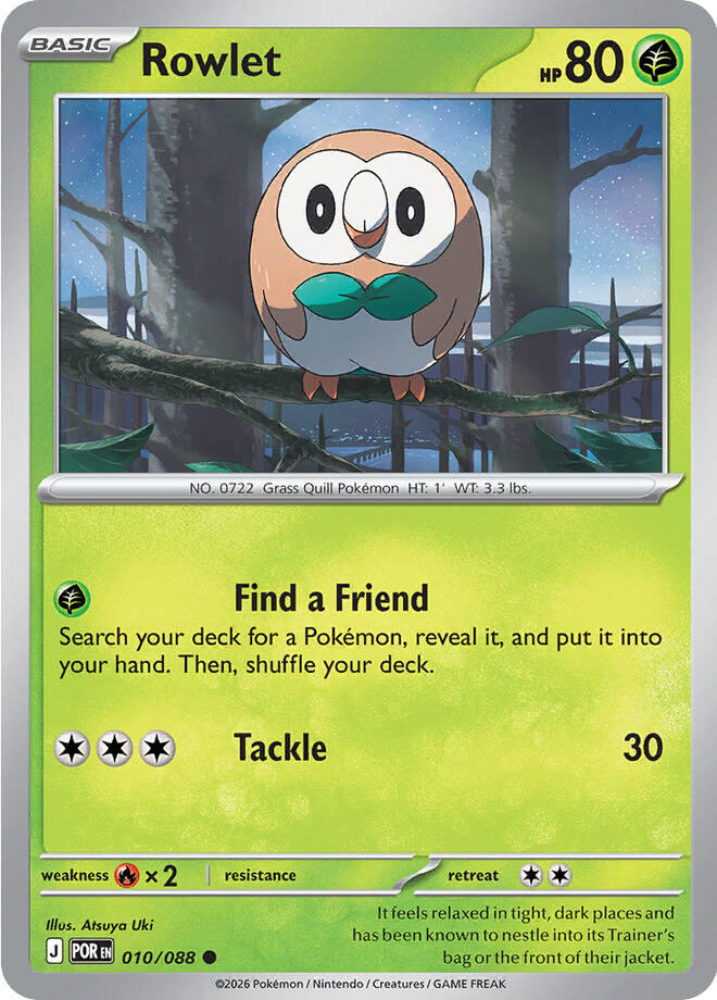 Rowlet (010/088) [Mega Evolution: Perfect Order] | Gamers Paradise