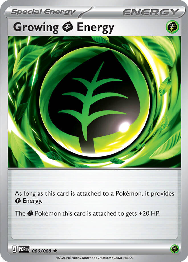 Growing Grass Energy (086/088) (Deck Exclusive) [Mega Evolution: Perfect Order] | Gamers Paradise