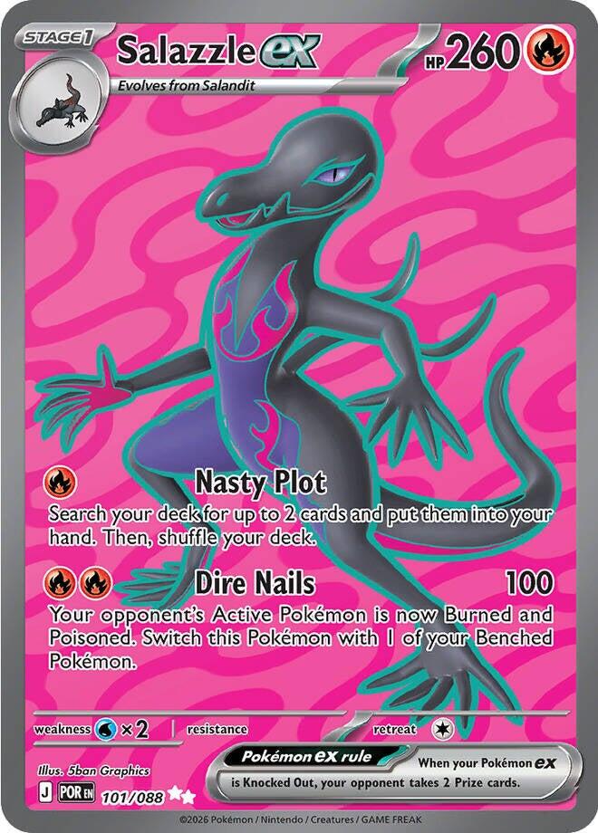 Salazzle ex (101/088) [Mega Evolution: Perfect Order] | Gamers Paradise