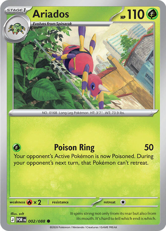 Ariados (002/088) [Mega Evolution: Perfect Order] | Gamers Paradise