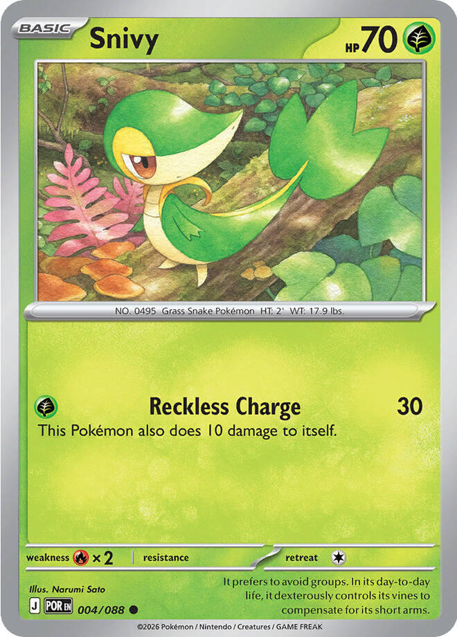 Snivy (004/088) [Mega Evolution: Perfect Order] | Gamers Paradise
