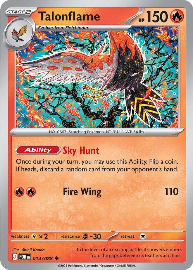 Talonflame (014/088) [Mega Evolution: Perfect Order] | Gamers Paradise