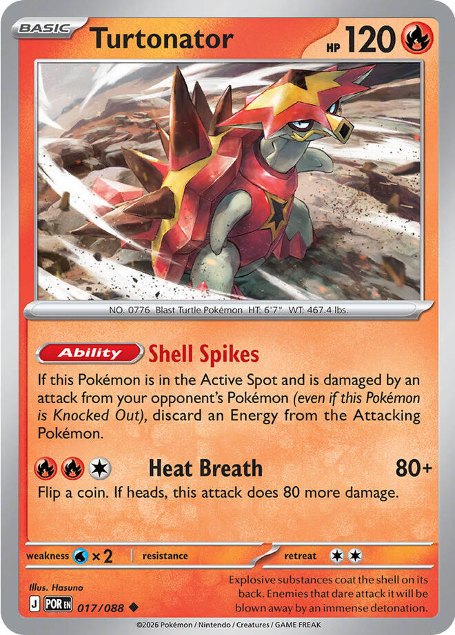 Turtonator (017/088) [Mega Evolution: Perfect Order] | Gamers Paradise