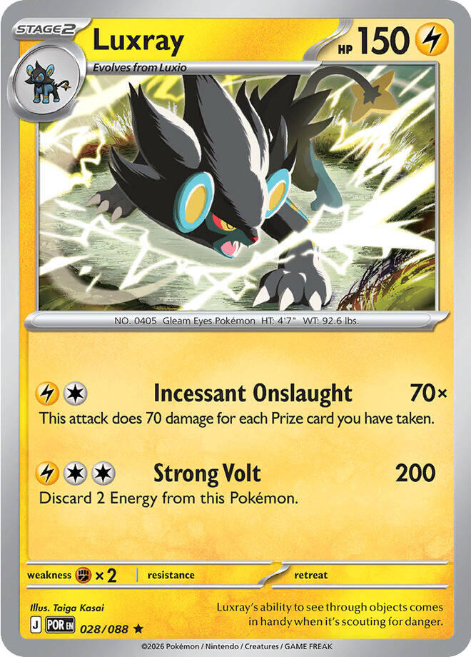 Luxray (028/088) [Mega Evolution: Perfect Order] | Gamers Paradise