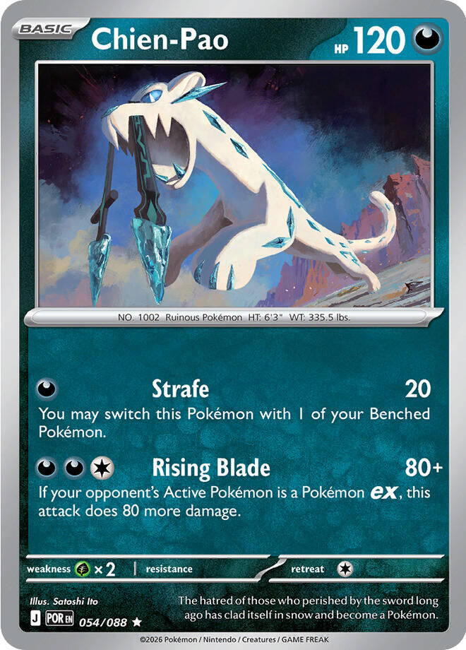 Chien-Pao (054/088) [Mega Evolution: Perfect Order] | Gamers Paradise