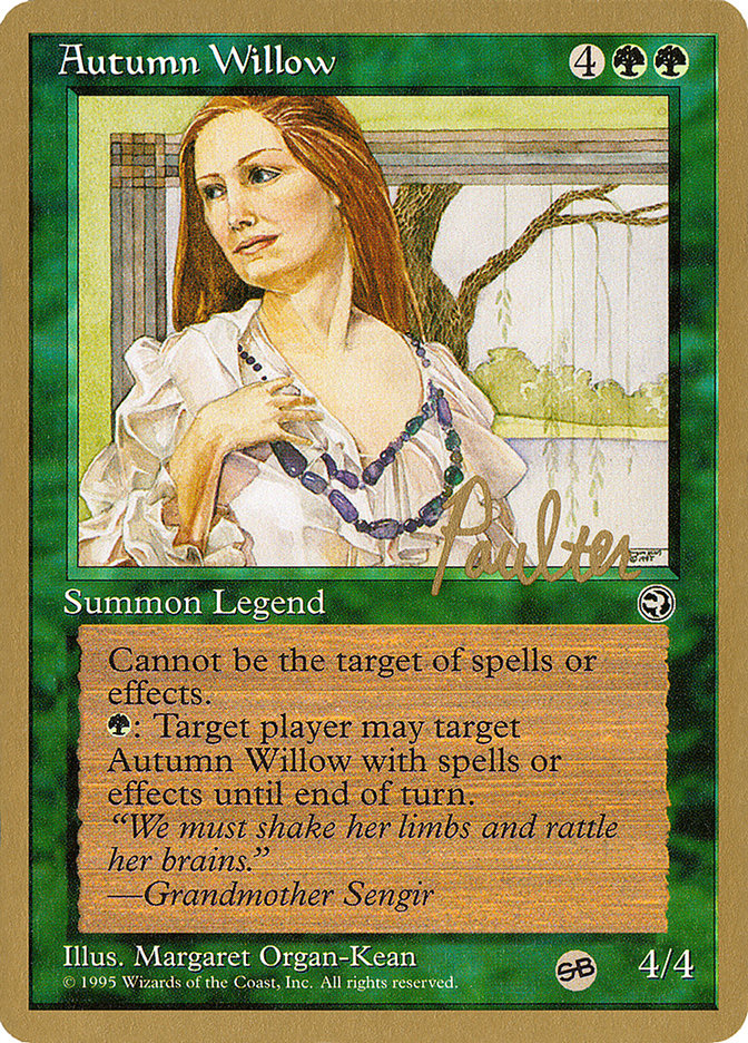 Autumn Willow (Preston Poulter) (SB) [Pro Tour Collector Set] | Gamers Paradise