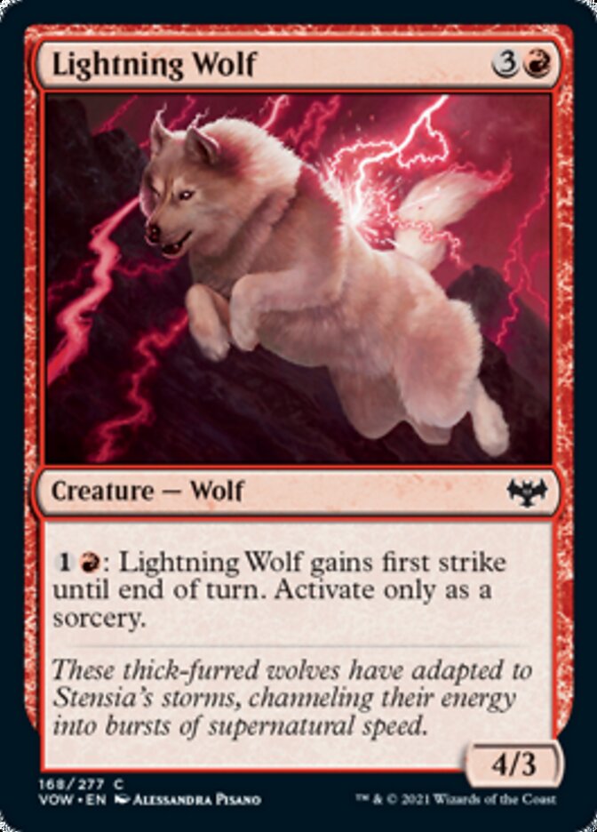 Lightning Wolf [Innistrad: Crimson Vow] | Gamers Paradise