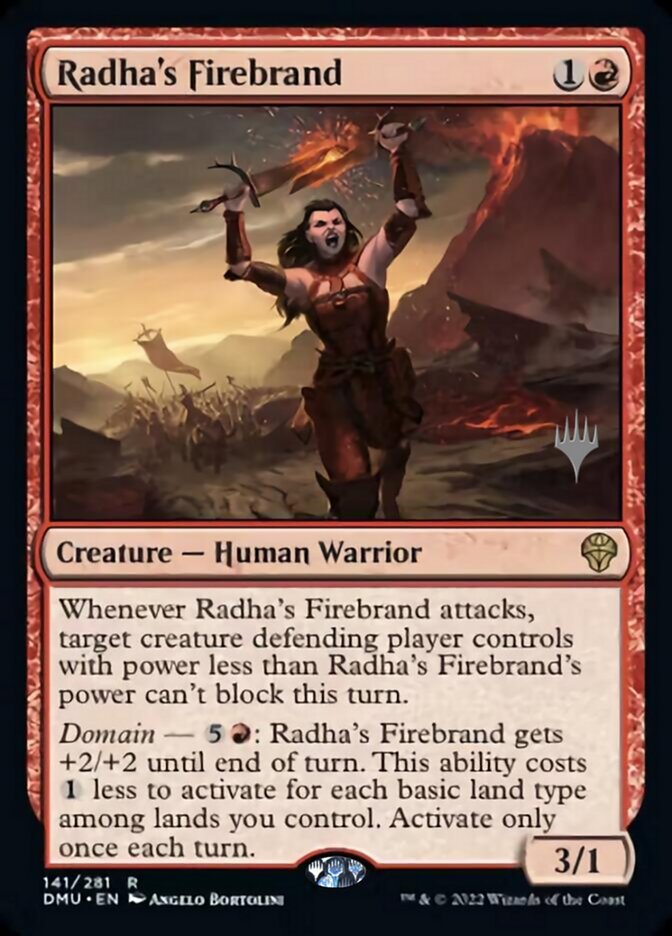 Radha's Firebrand (Promo Pack) [Dominaria United Promos] | Gamers Paradise