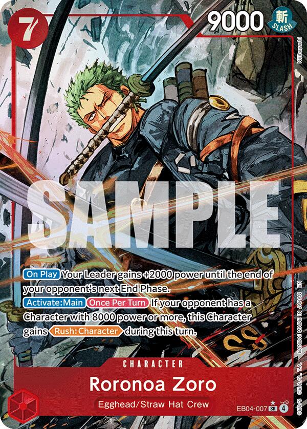 Roronoa Zoro (Alternate Art) [Adventure on Kami's Island] | Gamers Paradise