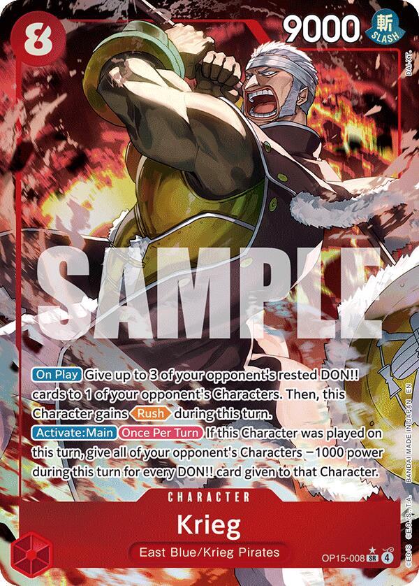 Krieg (Alternate Art) [Adventure on Kami's Island] | Gamers Paradise