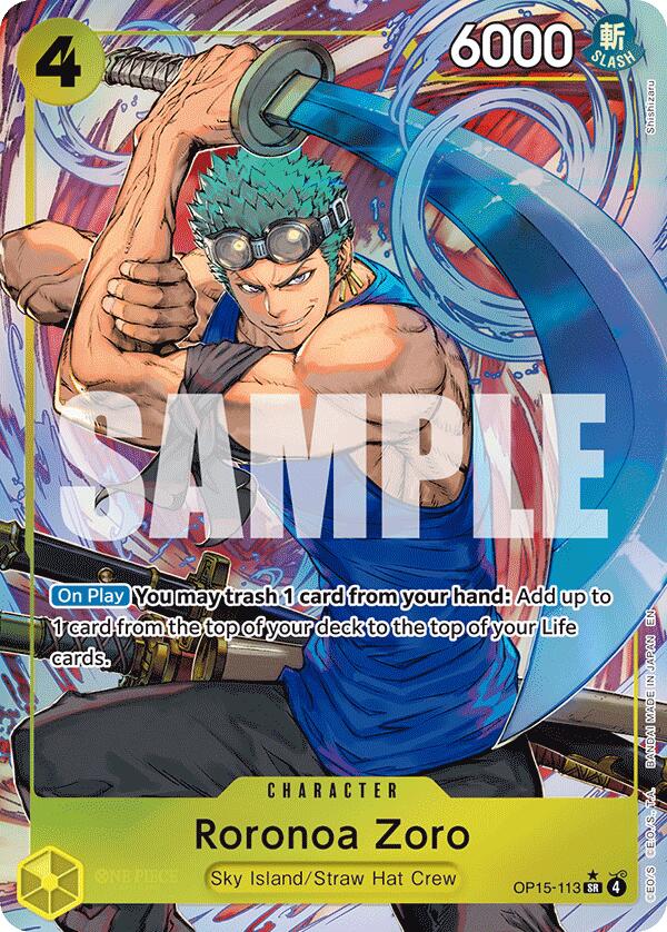 Roronoa Zoro (Alternate Art) [Adventure on Kami's Island] | Gamers Paradise