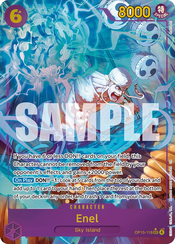 Enel (Alternate Art) [Adventure on Kami's Island] | Gamers Paradise