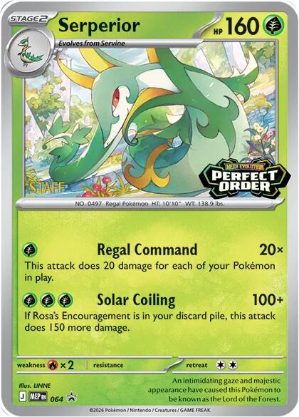 Serperior (064) [Staff] [Mega Evolution Promo] | Gamers Paradise