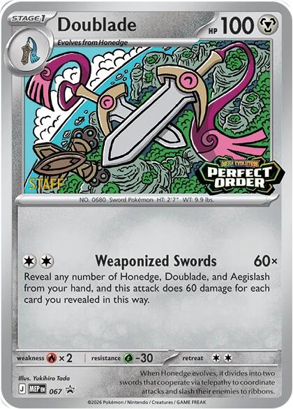 Doublade (067) [Staff] [Mega Evolution Promo] | Gamers Paradise