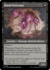 Visage of Dread // Dread Osseosaur [The Lost Caverns of Ixalan] | Gamers Paradise