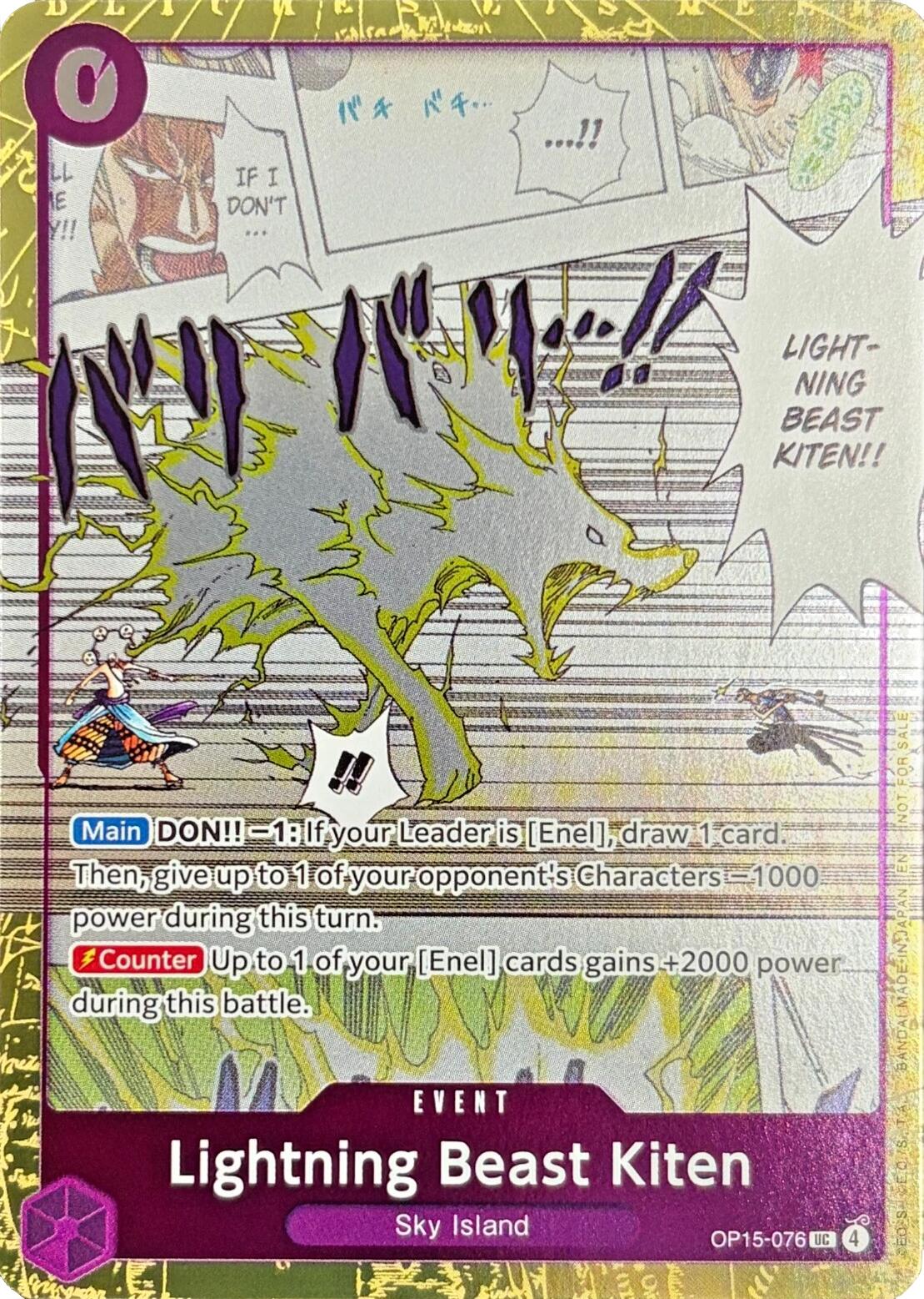 Lightning Beast Kiten (Dash Pack) [Adventure on Kami's Island] | Gamers Paradise