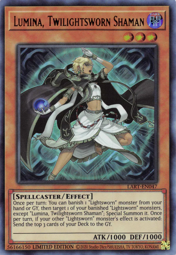 Lumina, Twilightsworn Shaman [LART-EN047] Ultra Rare | Gamers Paradise