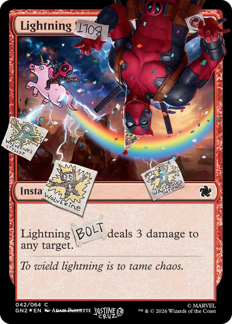 Lightning Bolt (042) (Pool Party Foil) [Secret Lair Drop Series] | Gamers Paradise