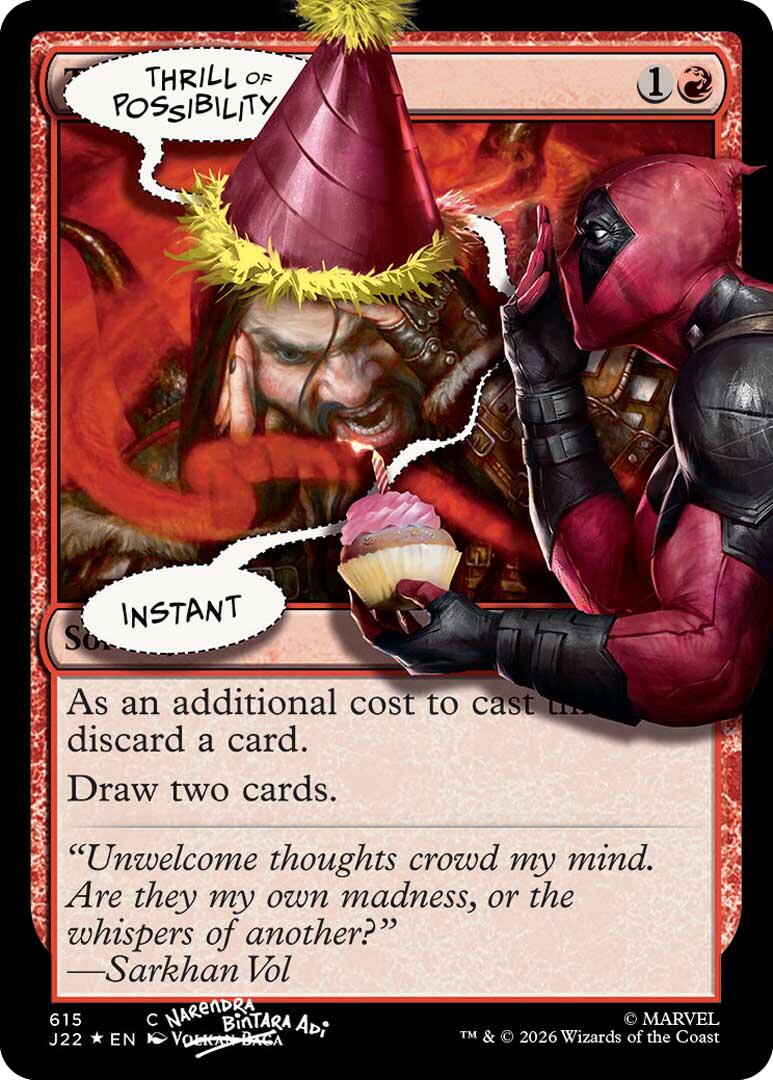 Thrill of Possibility (615) (Pool Party Foil) [Secret Lair Drop Series] | Gamers Paradise