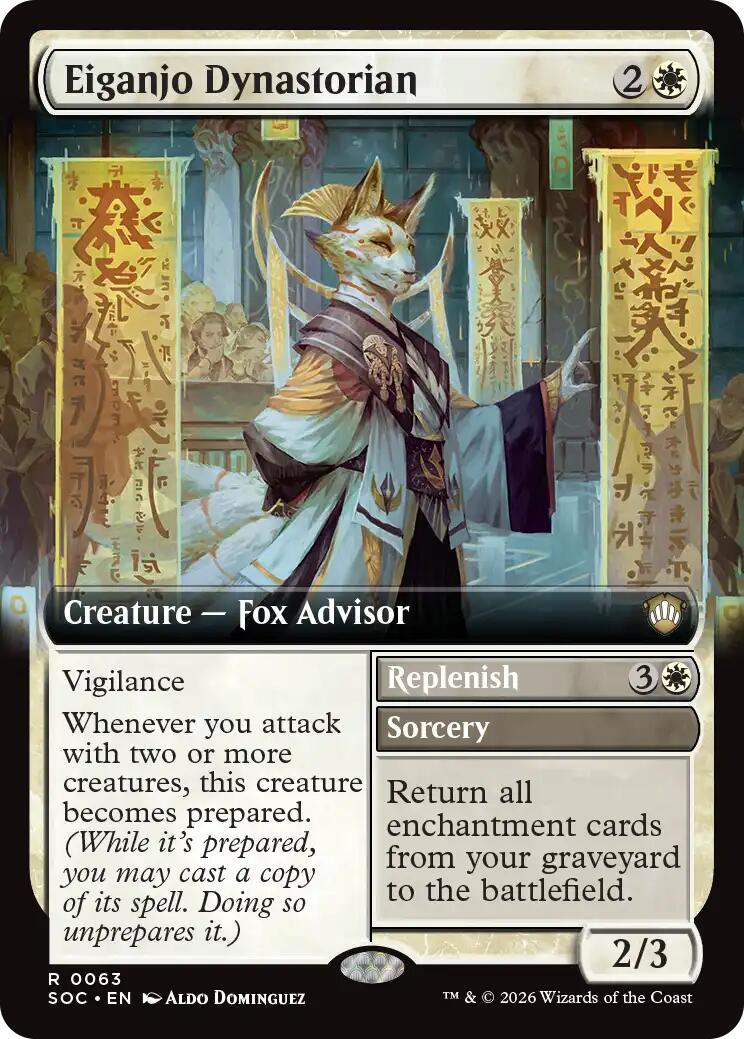 Eiganjo Dynastorian (Extended Art) [Secrets of Strixhaven Commander] | Gamers Paradise