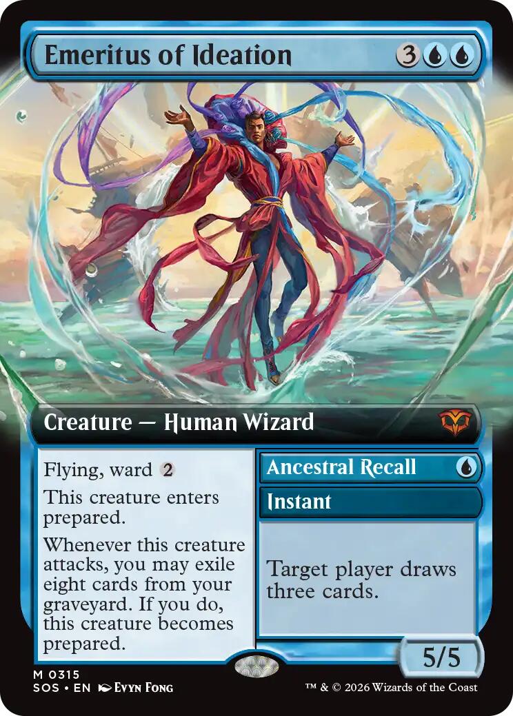 Emeritus of Ideation (Extended Art) [Secrets of Strixhaven] | Gamers Paradise
