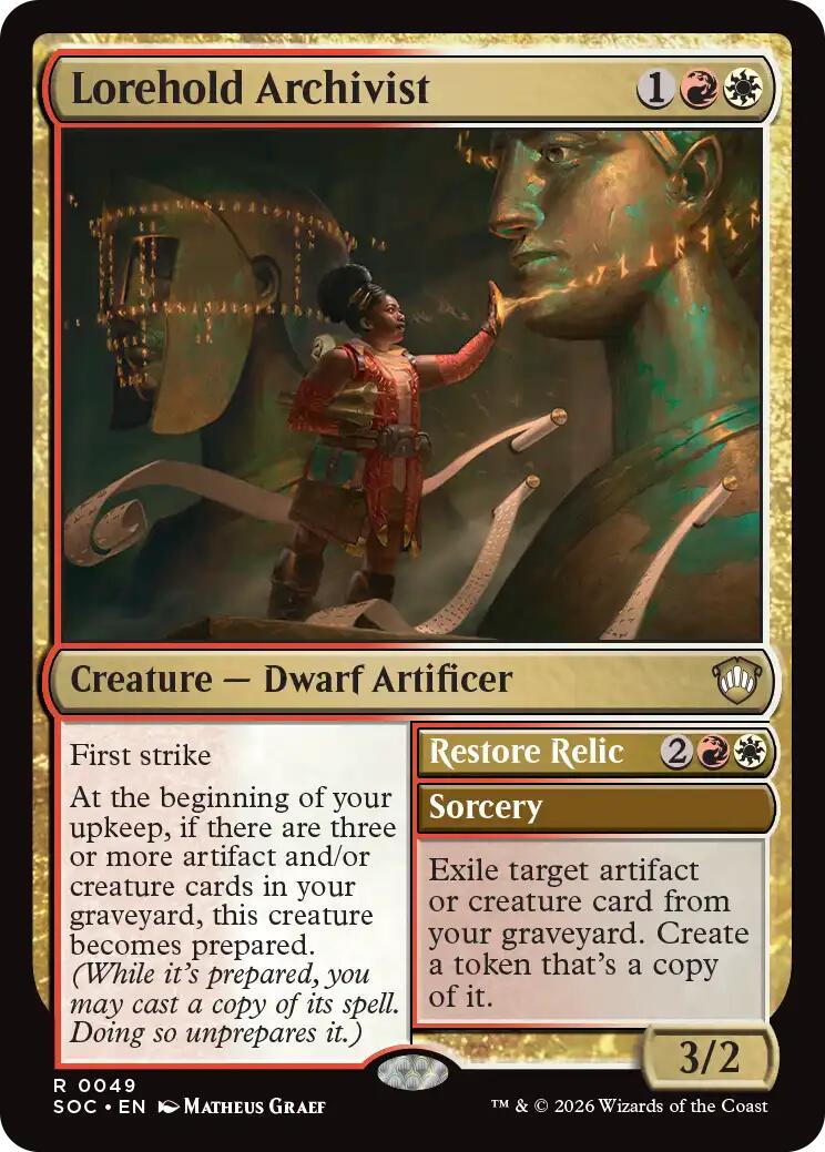 Lorehold Archivist [Secrets of Strixhaven Commander] | Gamers Paradise
